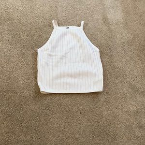 White cropped tank top!